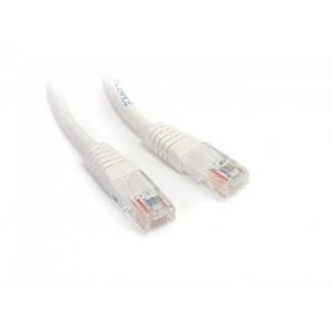25 ft White Molded Cat5e UTP Patch Cable