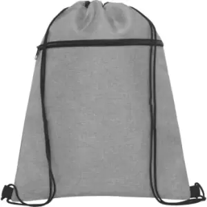 Bullet Hoss Drawstring Bag (One Size) (Grey/Black)