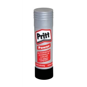 Pritt 19.5g Solid Washable Non Toxic Power Glue Stick Medium White