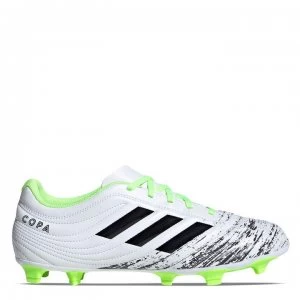 adidas Copa 20.4 Football Boots Firm Ground - White/Blk/Green