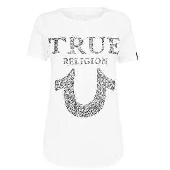 True Religion Crystal T Shirt - White 1700