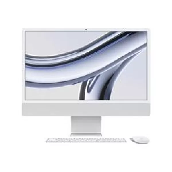 Apple iMac 24", M3,10-Core GPU, 256GB - 2023 - Silver