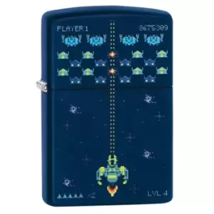 Zippo Navy Matte PL239 Pixel Game Design windproof lighter