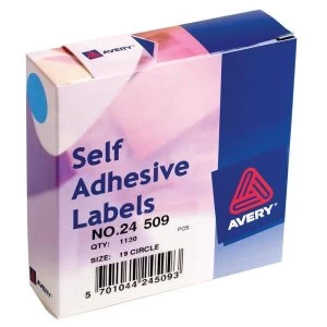 Avery 24-509 Blue Coloured Labels in Dispensers Pack 1120