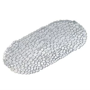 Croydex Pebbles Non-Slip Bath Mat - Clear