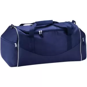 Teamwear Holdall Duffle Bag (55 Litres) (Pack of 2) (One Size) (French Navy/Putty) - Quadra