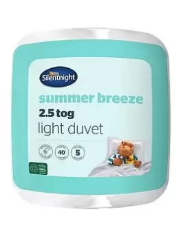 Silentnight Summer Breeze 2.5 Tog Duvet - White
