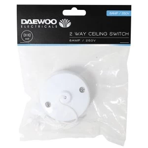 Daewoo 2-Way 6A Ceiling Switch