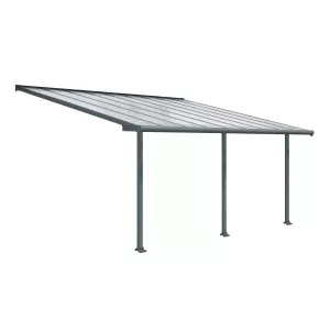 Palram Olympia Patio Cover 3m x 7.3m - Grey Clear