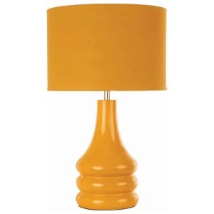The Lighting and Interiors Group Raj Table Lamp - Ochre