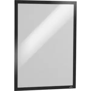 Durable DURAFRAME POSTER information frame, self-adhesive, for format A2, black, pack of 2