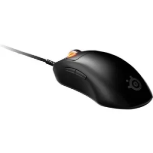 Steelseries Prime Corded Gaming mouse Optical Ergonomic, Backlit, Detachable cable Matt black