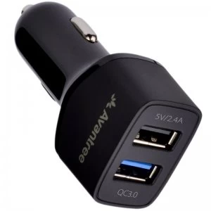 Avantree 5.4A Dual USB Quick Car Charger