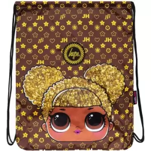 Hype LOL Surprise Queen Bee Drawstring Bag (One Size) (Brown/Gold)