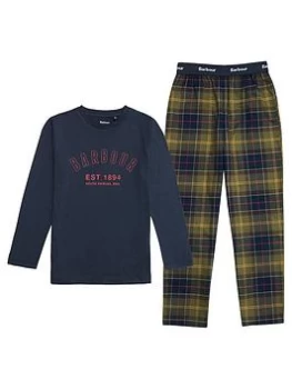 Barbour Boys Leo Tartan Pyjama Set - Classic Tartan, Classic Tartan, Size 10-11 Years