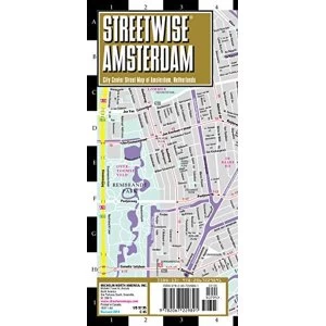 Streetwise Amsterdam Map - Laminated City Center Street Map of Amsterdam, Netherlands Sheet map, folded 2017