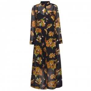 SET Floral Dress - BlackYellow0992