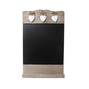 Sass & Belle Chalkboard with 3 Wooden Hearts
