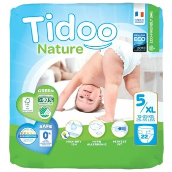Nappies - Size 5/XL (12 - 25kg) - 22s - 93765 - Tidoo