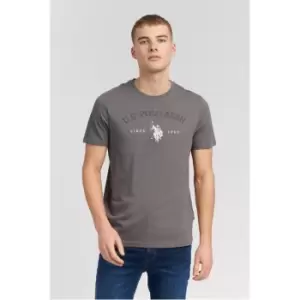 US Polo Assn Graphic T-Shirt Mens - Grey