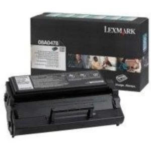 Lexmark 08A0478 Black Laser Toner Ink Cartridge