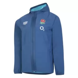 Umbro England Rugby Shower Jacket Adults - Blue