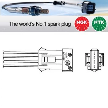 1x NGK NTK Oxygen O2 Lambda Sensor OZA495-PG2 OZA495PG2 (1852)