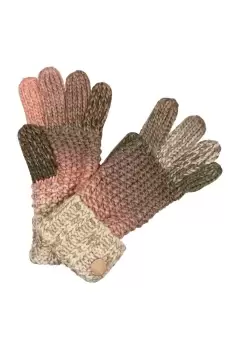 'Frosty V' Knit Gloves