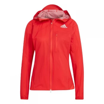 adidas Adizero Marathon Jacket Womens - Vivid Red / Reflective Silver
