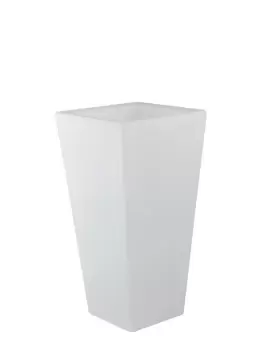 Geco Outdoor RGBW LED Portable Vase Lamp, White, IP65, Rgb+4000K