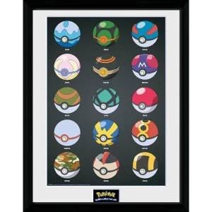 Pokemon Pokeballs Collector Print