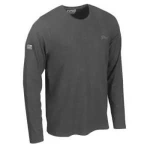 Trade Grey Marl Long Sleeved T-Shirt - XL
