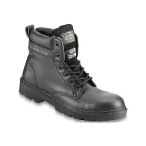 Contractor - Leather 6in. Safety Boots S3 - Black - uk 7 - 802SM07