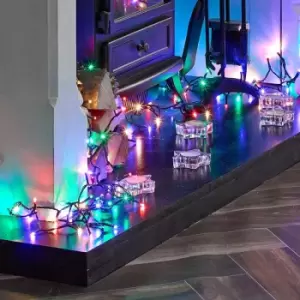 The Winter Workshop - 1000 LED String Christmas Lights - 50m Indoor & Outdoor Multi Function Timer Megabrights - Multi Colour