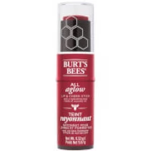 Burt's Bees 100% Natural All Aglow Lip & Cheek Stick 8.5g (Various Shades) - Dahlia Dew