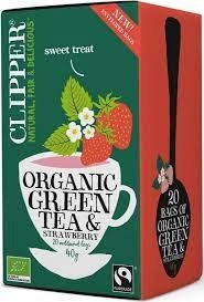 Clipper Organic Green & Strawberry Tea 20 bag