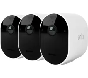 ARLO Pro 5 2K 1520p WiFi Security Camera System - 3 Cameras, White