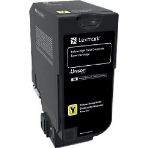 Lexmark 84C2HYE Yellow Laser Toner Ink Cartridge