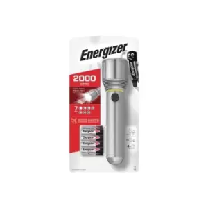 Energizer Metal Case LED Torch 2000 Lumens 7 Modes Waterproof IPX4