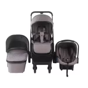 My Babiie Mb500 Quilted Grey Melange Travel System