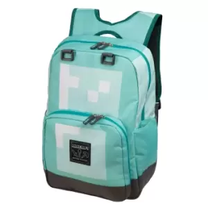 Minecraft Official Childrens / Kids Diamond Armour Large School Backpack (One Size) (Blue)