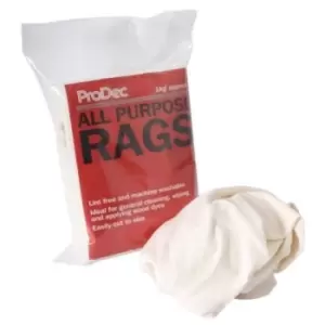 ProDec 1Kg All Purpose Rags- you get 10