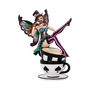 Hatter with Teacup Wonderland Fairy Figurine