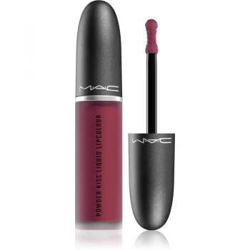 MAC Cosmetics Powder Kiss Liquid Lipcolour Liquid Matte Lipstick Shade Burning Love 5ml