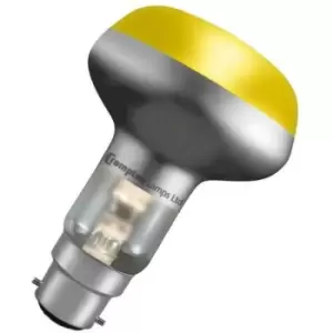 Crompton Lamps 60W R80 Reflector B22 Dimmable Yellow 35°