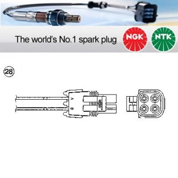 1x NGK NTK Oxygen O2 Lambda Sensor OZA83-R1 OZA83R1 (0156)