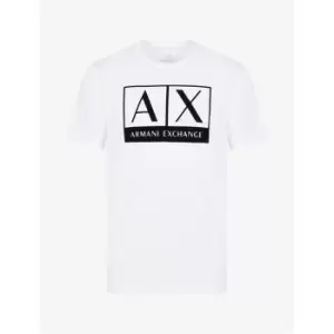 Armani Exchange Big Logo T-Shirt Mens - White