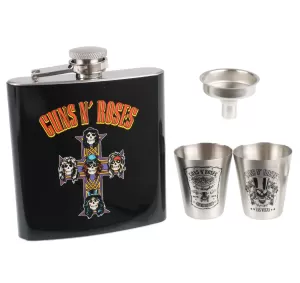 Guns N' Roses Hip Flask Set