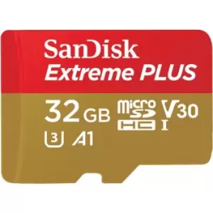 SanDisk Extreme Plus 32GB MicroSDHC UHS-I