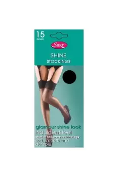 Shine Plain Top Stockings (1 Pair)